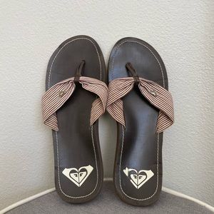 COPY - RARE 2000s Roxy Leather Flip Flops